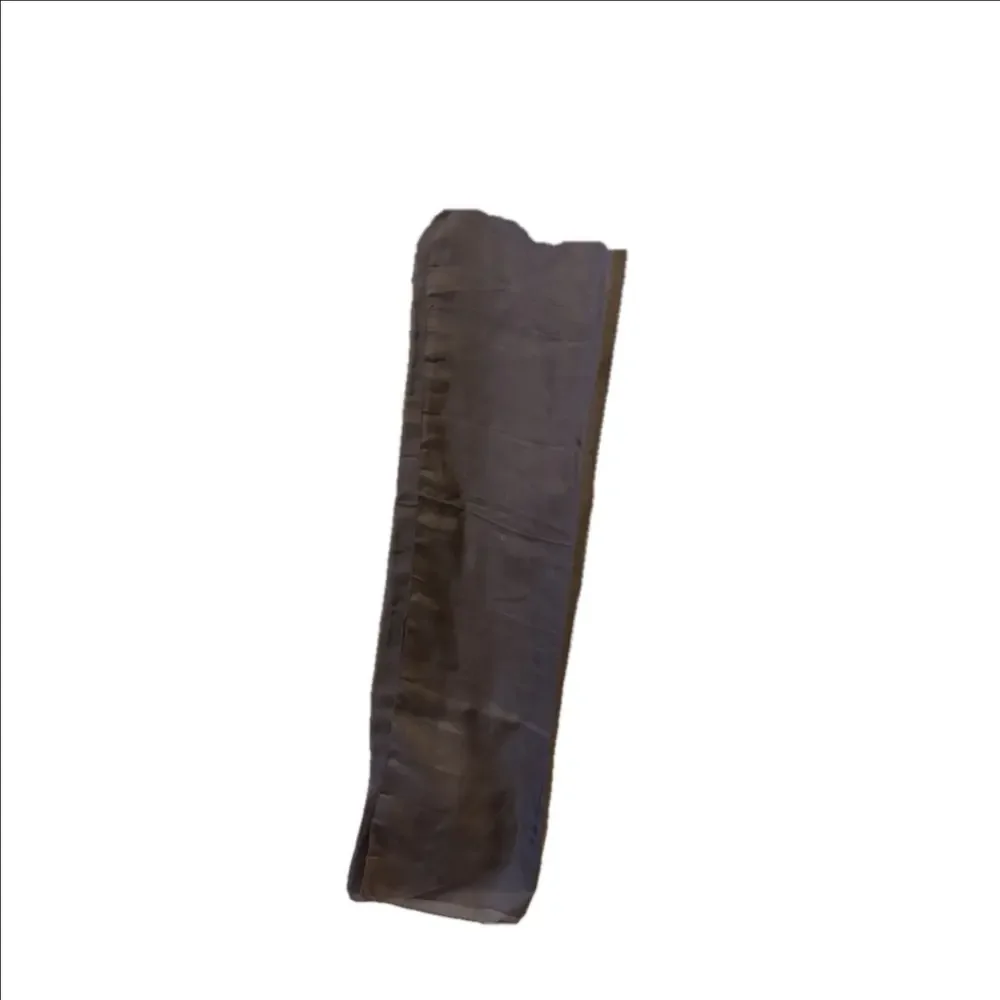 🤎 Brown Silk vintage Skinny scarf Has Minor flaws